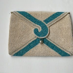 Vintage Beaded Clutch Evening Bag